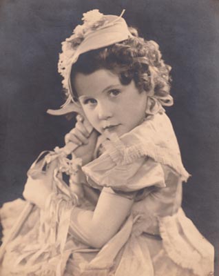 Wendy in her days as a child dancer