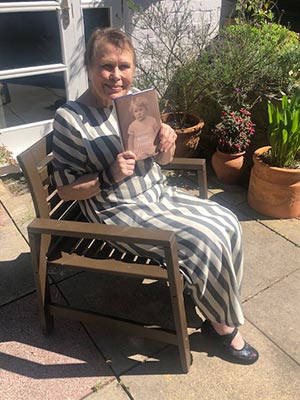 Wendy Shaw with book Wendy Shaw with book
