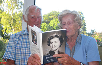 Maeve and Nigel Fawcett with bok
