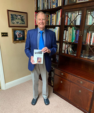 Tony Horncastle with book